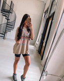 Rock & Roll Tee - Taupe