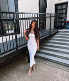 Roses Are White Midi Dress