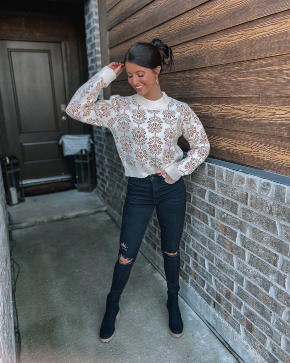 Floral For You Sweater