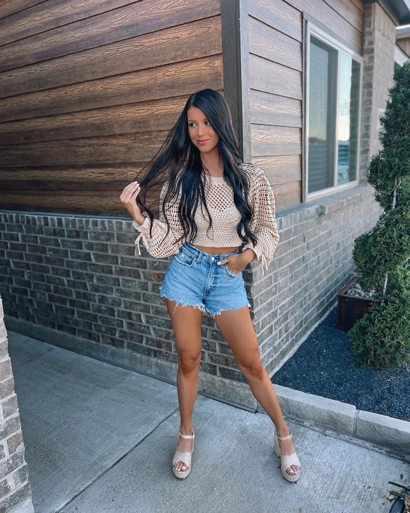 Golden Hour Crochet Top