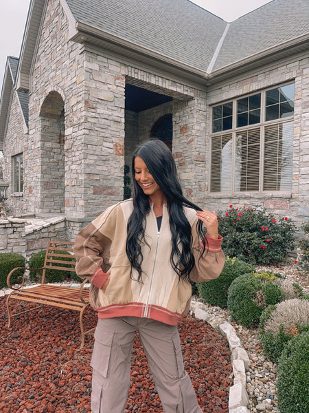Keeping It Neutral Color Block Jacket – Fashion House Boutique