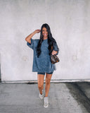 Vintage Mineral Washed Tee - Black