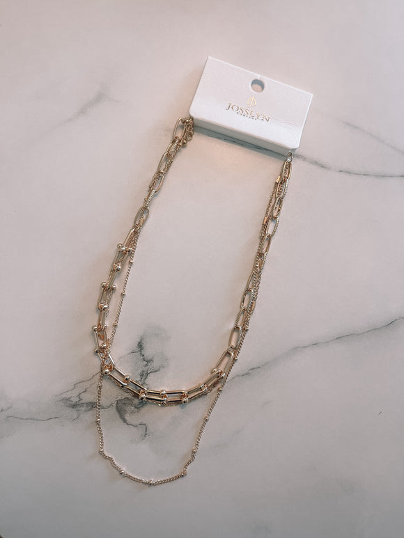 Beaded Layered Necklace