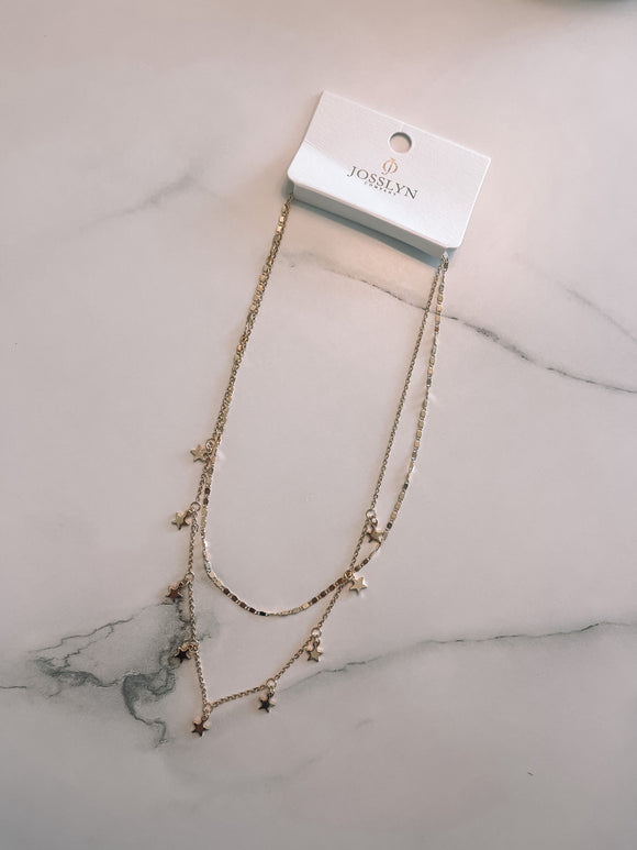 Layered Star Necklace