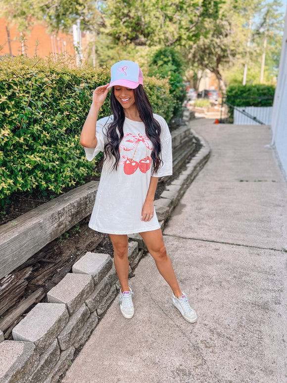 Cherry Bowknot Graphic Tee