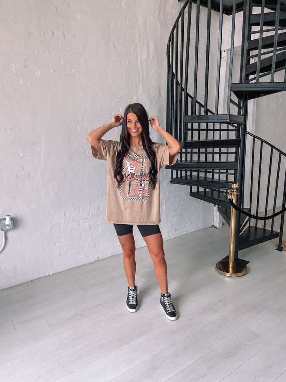 Rock & Roll Tee - Taupe