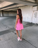 On The Go Athletic Dress - Pink