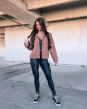Mocha Me Crazy Quilted Jacket