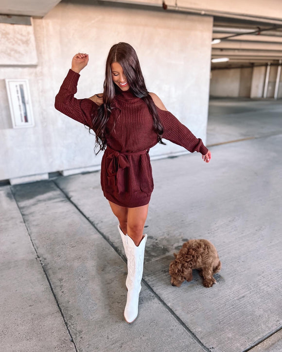 Mocha Me Crazy Sweater Dress