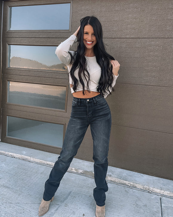 Straight To The Point Straight Leg Jeans