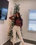 Work For It Joggers - Beige