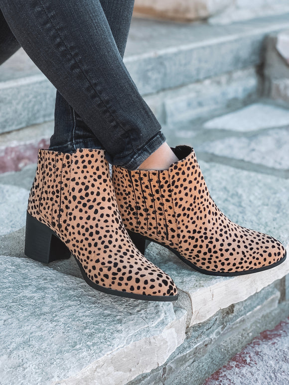 Into The Wild Leopard Print Booties
