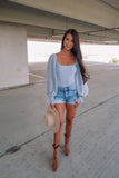 Make A Statement Bodysuit - Periwinkle