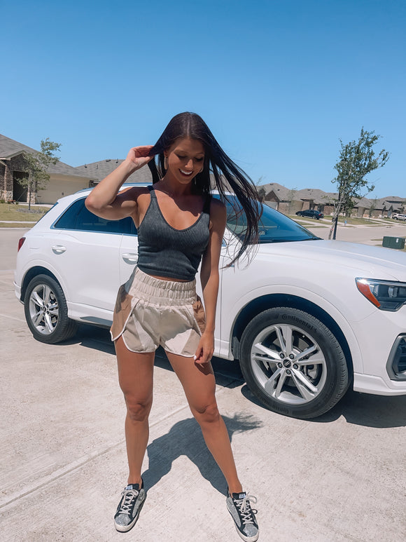 On The Go Color Block Shorts