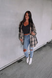 Free Fallin' Plaid Shacket