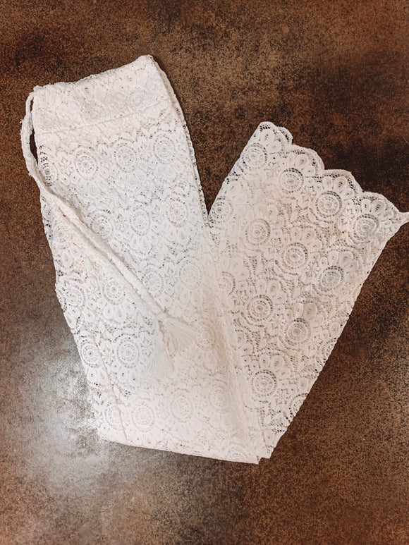 Sunset Dreams Lace Cover-Up Pants