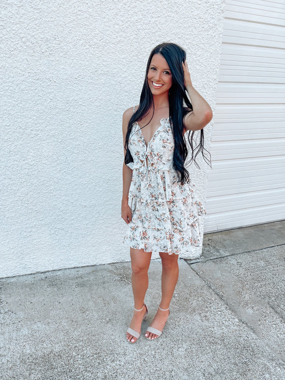 Feels Like Magic Floral Eyelet Dress